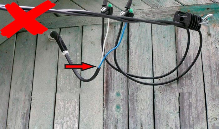 правильное подключение кабеля к сип на стене дома