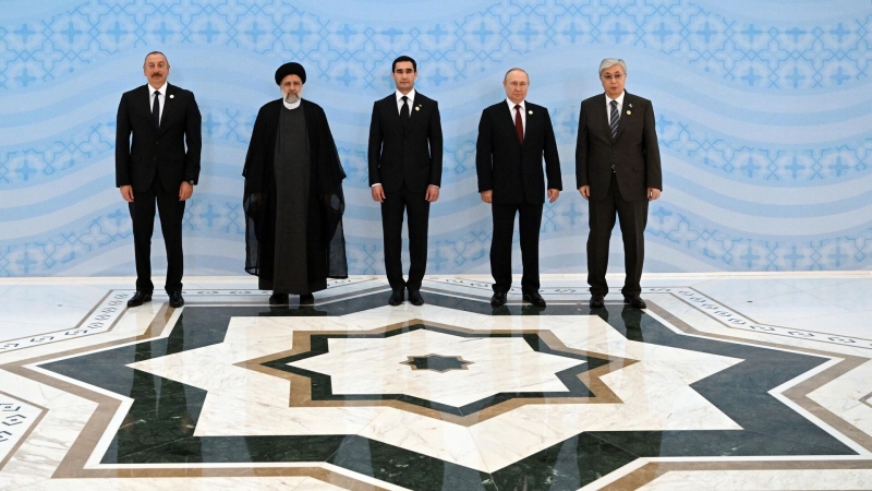 Путин: на обеде на Каспийском саммите 90% разговоров были о сотрудничестве