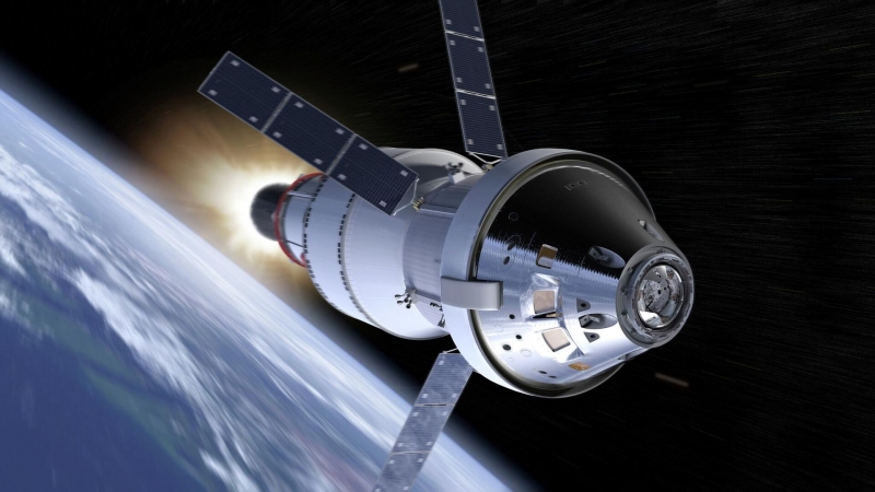 Космический корабль Orion завершил беспилотный полет на орбиту Луны