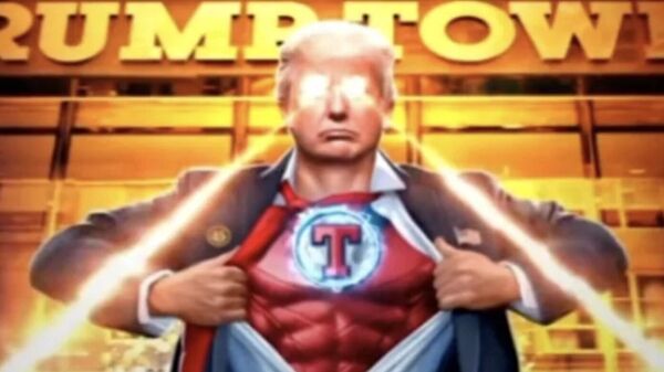 Трамп в образе супергероя пообещал сделать "важное объявление" 15 декабря