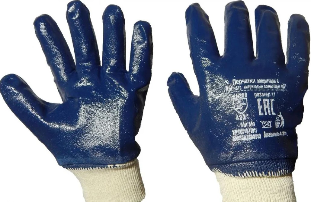 Защитные перчатки – кольчужные, с нитриловым покрытием, кевларовые