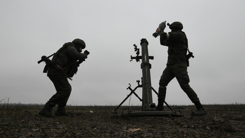Российские десантники поразили из минометов пехоту противника в ЛНР