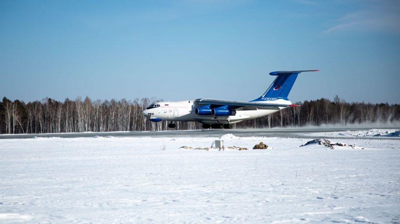 Аэропорт космодрома Восточный впервые принял грузовой самолет
