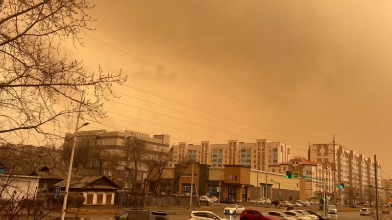 Владивосток накрыла песчаная буря