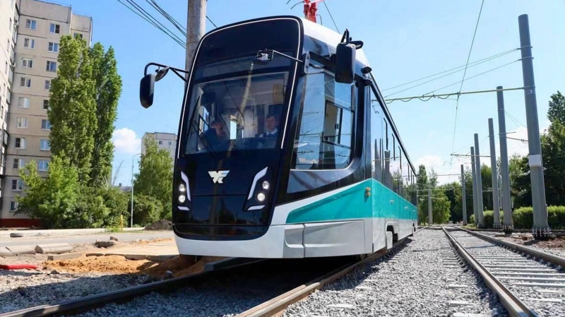 Волгоград получил очередную партию новых односекционных трамваев