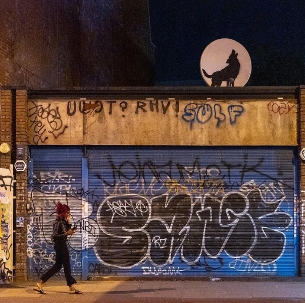 В Лондоне появилась пятая с начала недели работа Бэнкси