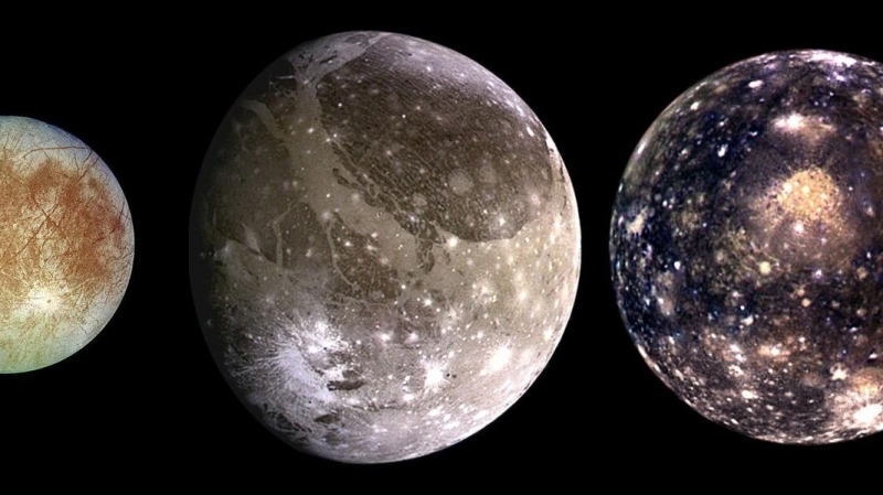 Астероид изменил ось вращения спутника Юпитера