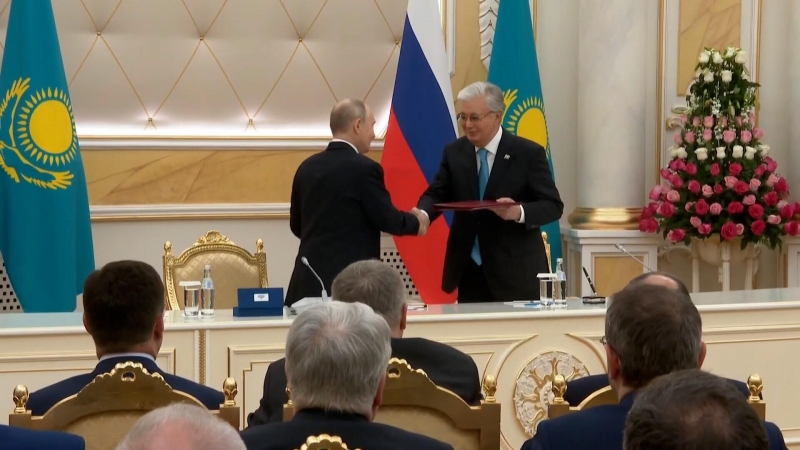 Путин оценил сотрудничество России и Казахстана в области мирного атома