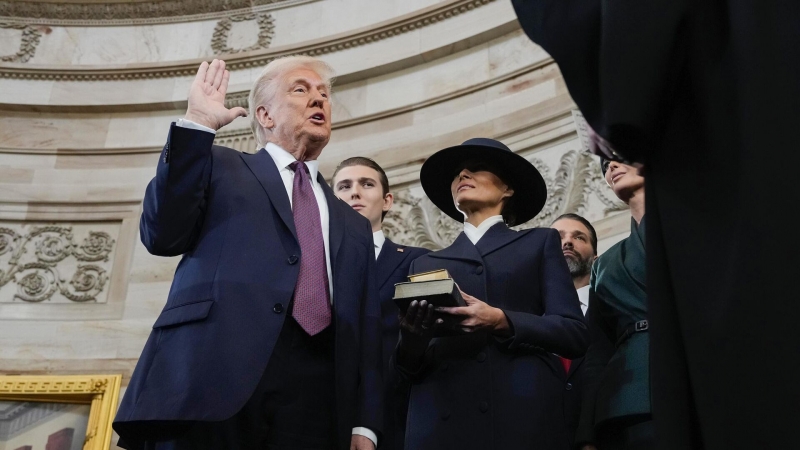 Google запустил онлайн-салют на церемонии инаугурации Трампа