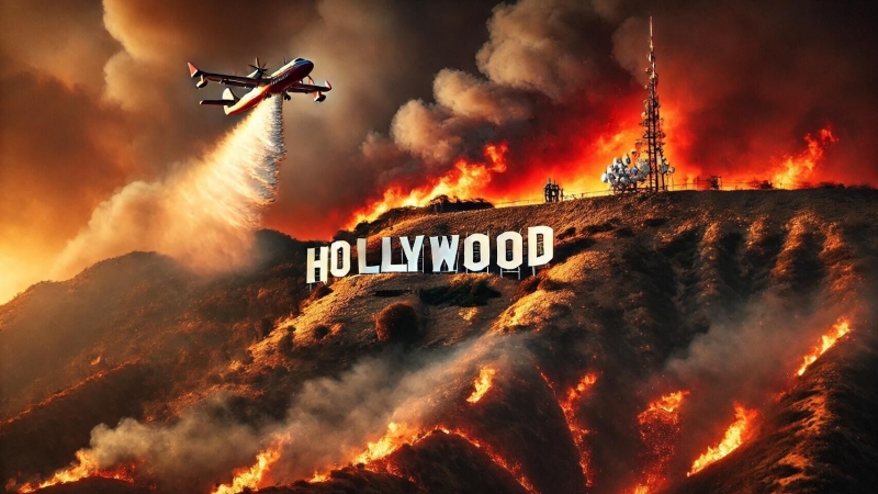 Появились новые спутниковые снимки масштабных пожаров в Лос-Анджелесе