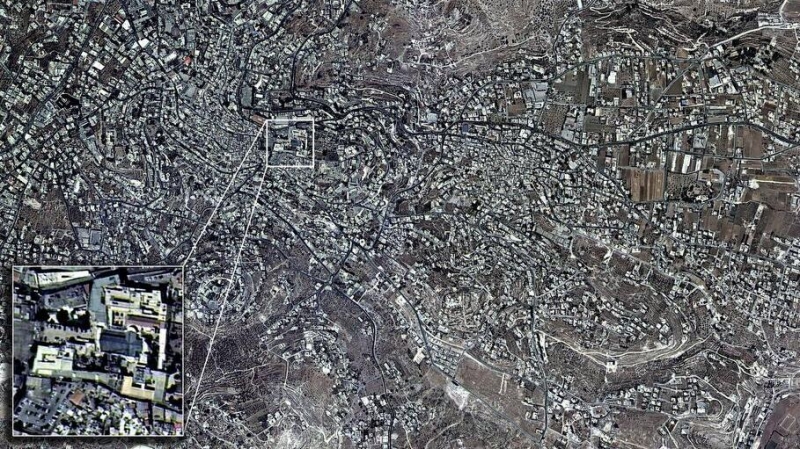 "Роскосмос" в Рождество показал город, где родился Христос