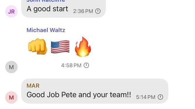 Трамп даст интервью автору статьи о переписке в Signal