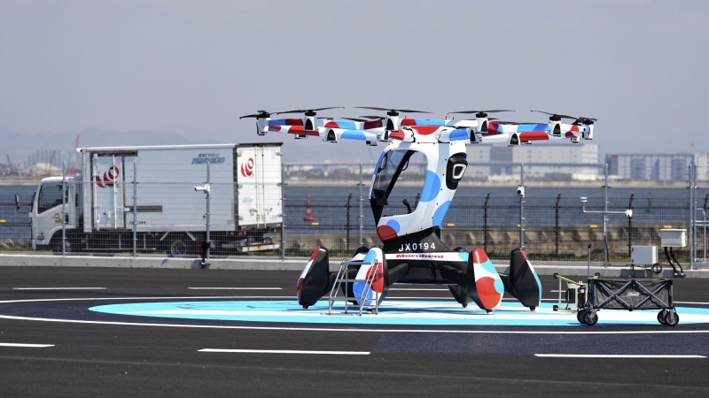 На ЭКСПО-2025 в Японии произошел инцидент с "летающим автомобилем"