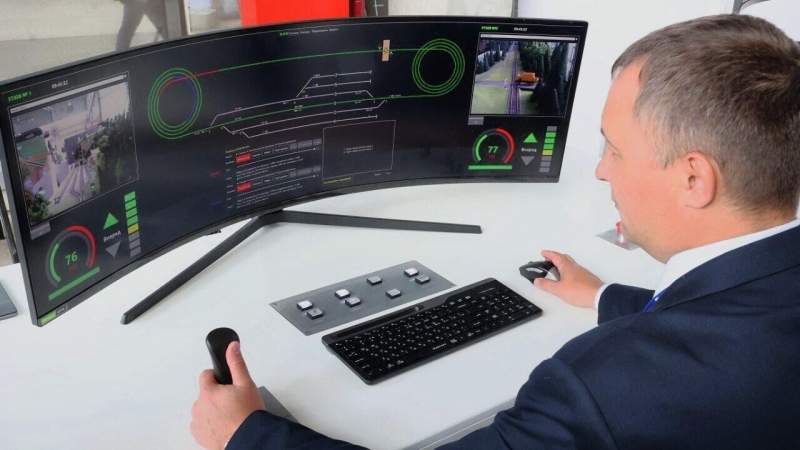 РЖД показали макет беспилотных поездов для БАМа