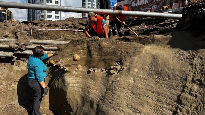 В Красноярске нашли массовое захоронение