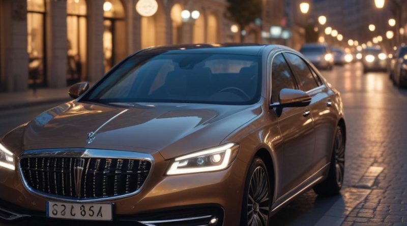 Аренда седана класса люкс с водителем: условия предоставления сервиса